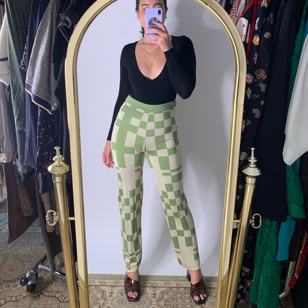 Paloma Wool Puerto Knit Pant, Green